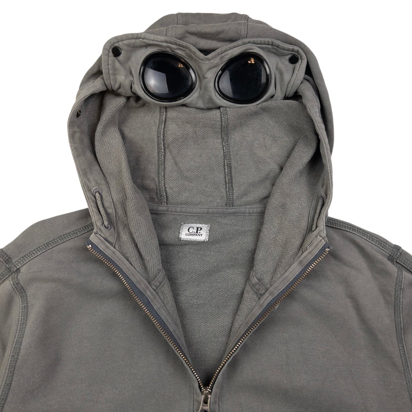 Vintage CP Company Goggle Hood Zip Up Hoodie Size S