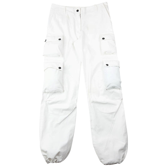 Vintage 2000s Burberry Cargo Trousers Size W29 | W29, White