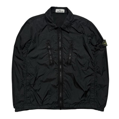 Stone Island Nylon Overshirt | Small, Black
