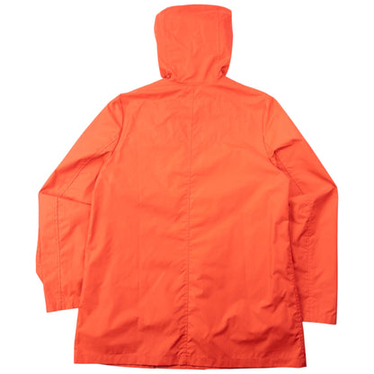 Vintage 2000s I.S. Sunao Kuwahara 3d Pocket Zip Up Rain Jacket Size S | Small, Orange