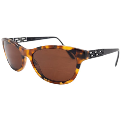 Vintage 2000s Fendi Tortoise Shell Diamanté Sunglasses | O/S, Black