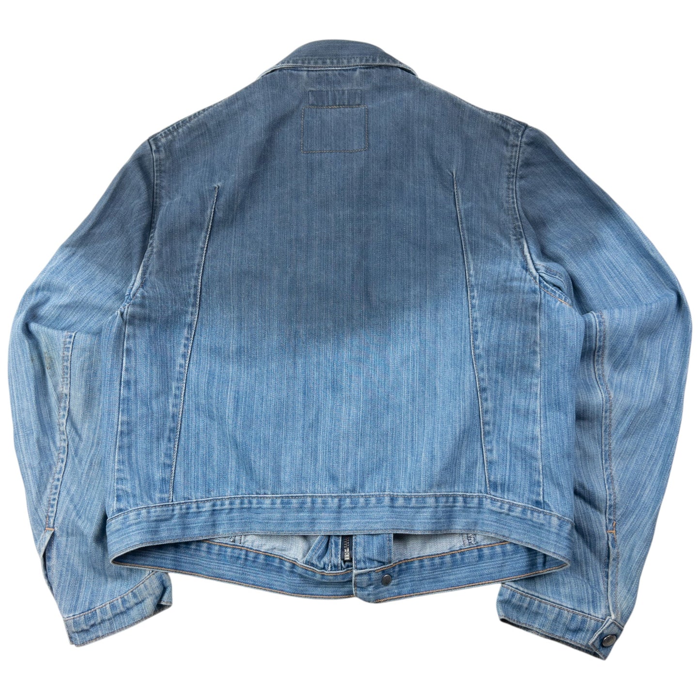 Vintage 2000s Levi's Engineered Garments Cropped Denim Jacket Size L | Large, Blue
