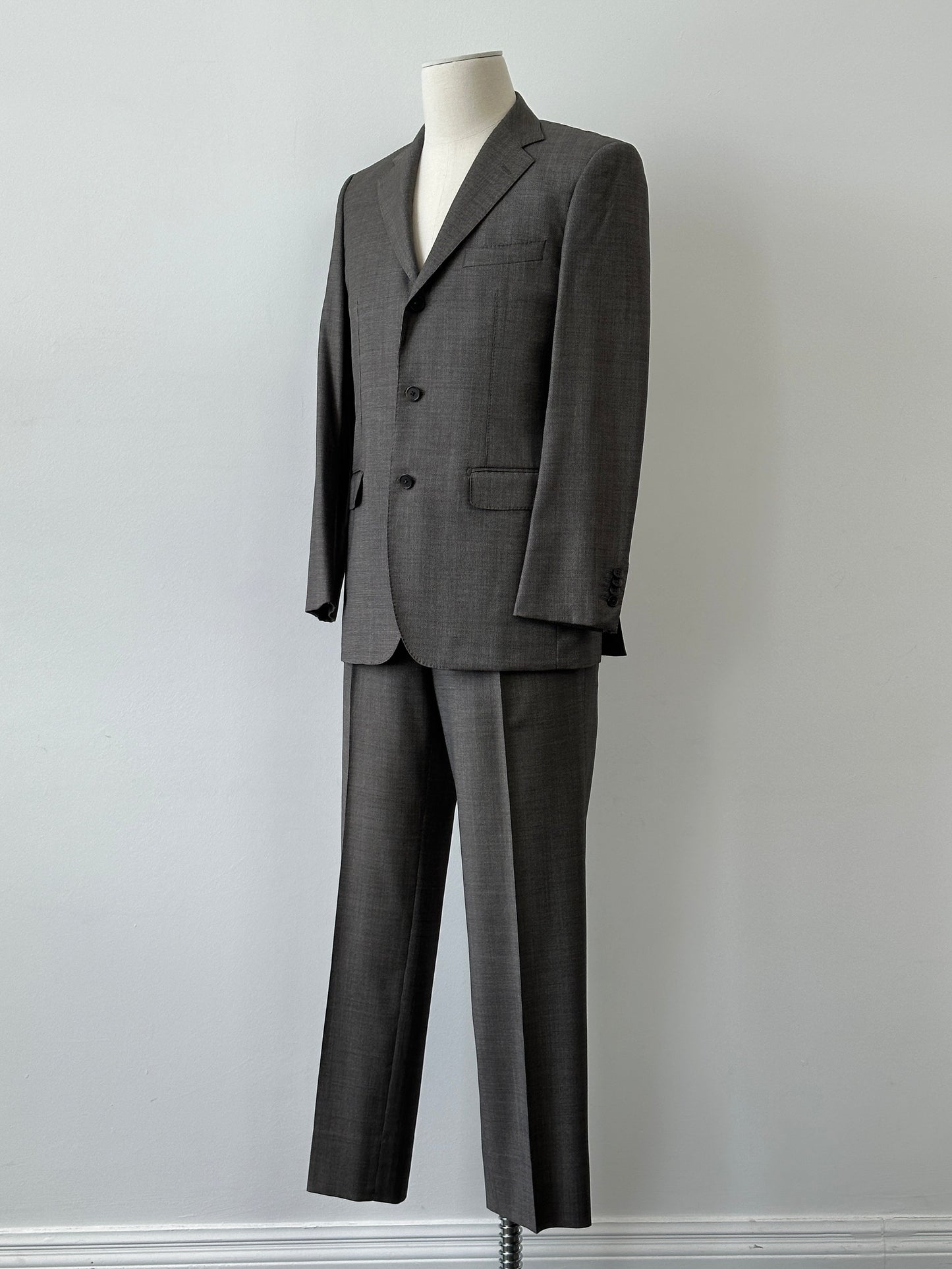 Loro Piana x Ivory Court 1990s Pure Wool Suit - 40S/W30