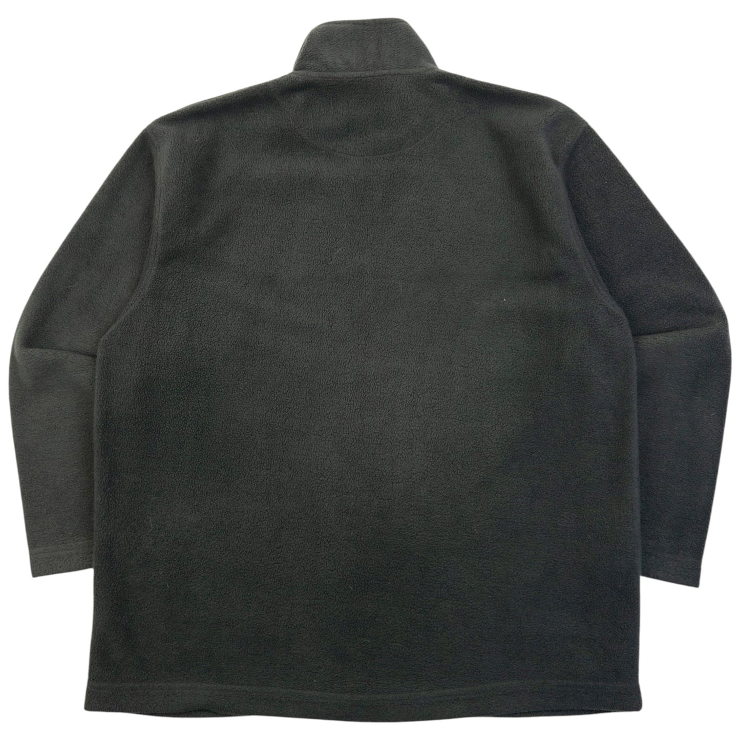 Vintage 2000s Burberry Q Zip Fleece Sweatshirt Size M | Medium, Grey