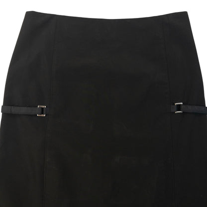 Vintage 2000 Prada Buckle Detail Skirt Womens Size W26 | W26, Black