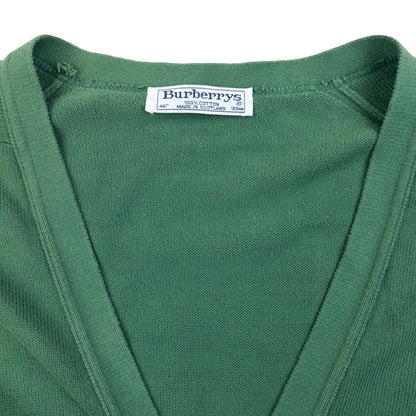Vintage 90s Burberry Button Up Cardigan Size XL | XL, Green