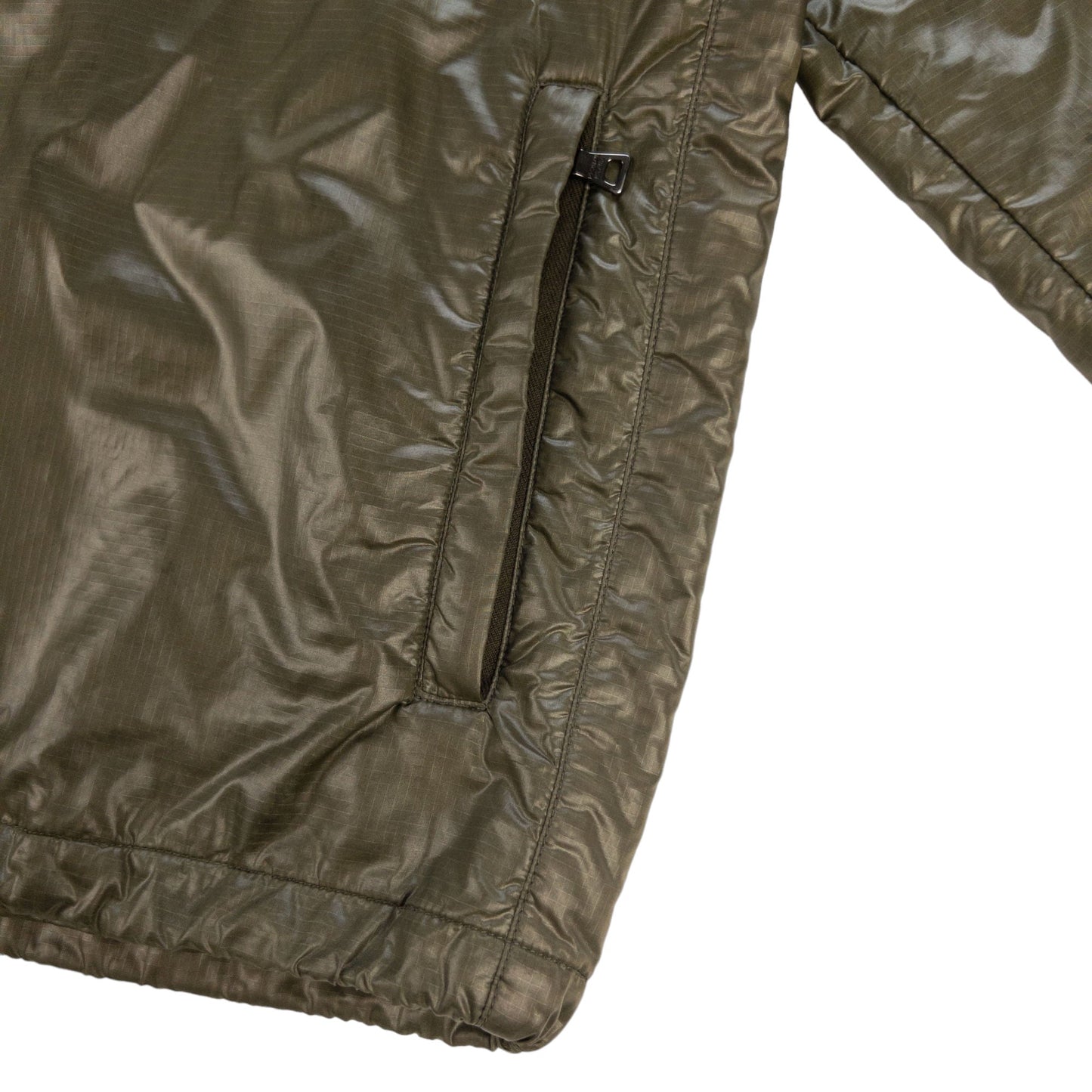 Vintage Prada Zip Up Padded Jacket Size L