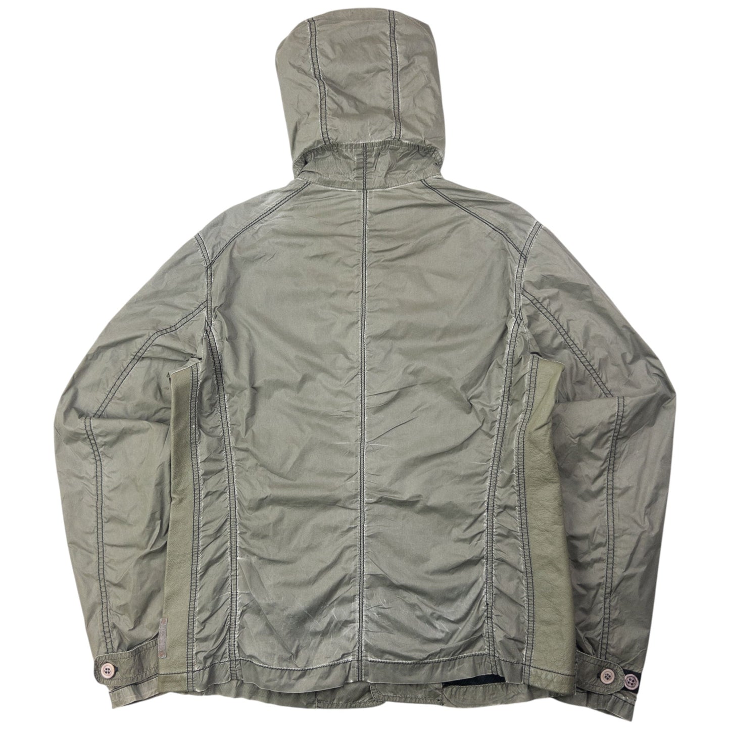 Vintage 2000s Armani Jeans Zip Up Jacket Size S | Small, Grey