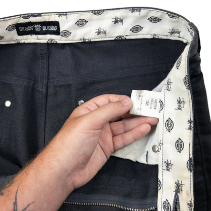 Vintage 2000s Stussy X Dickies Trousers Size W32 | W32, Grey