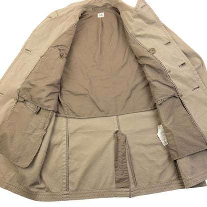 Vintage 2009 CP Company Button Up Trench Jacket Size L | Large, Beige