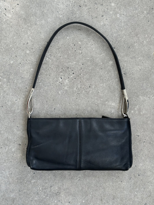 DKNY 2000s Leather Shoulder Bag