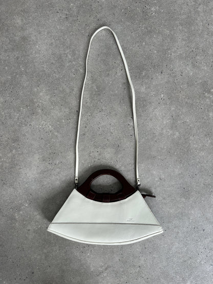 Italian Vintage 1990s Leather Crossbody Bag