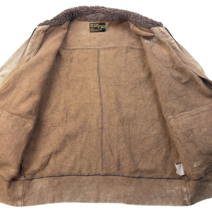Vintage 2000s PPFM Fleece Collar Jacket Size M | Medium, Brown