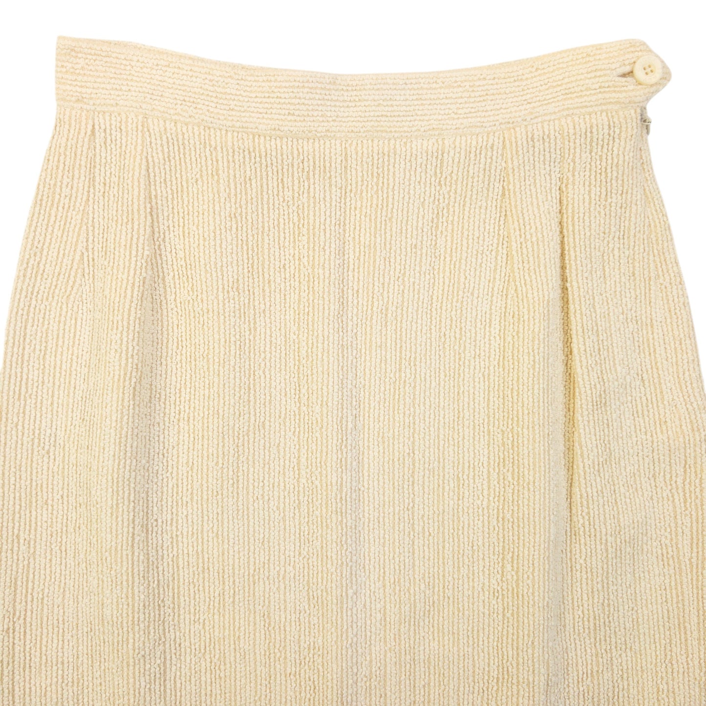 Vintage 90s Gucci By Ribbed Skirt Womens Size W24 | W24, Cream