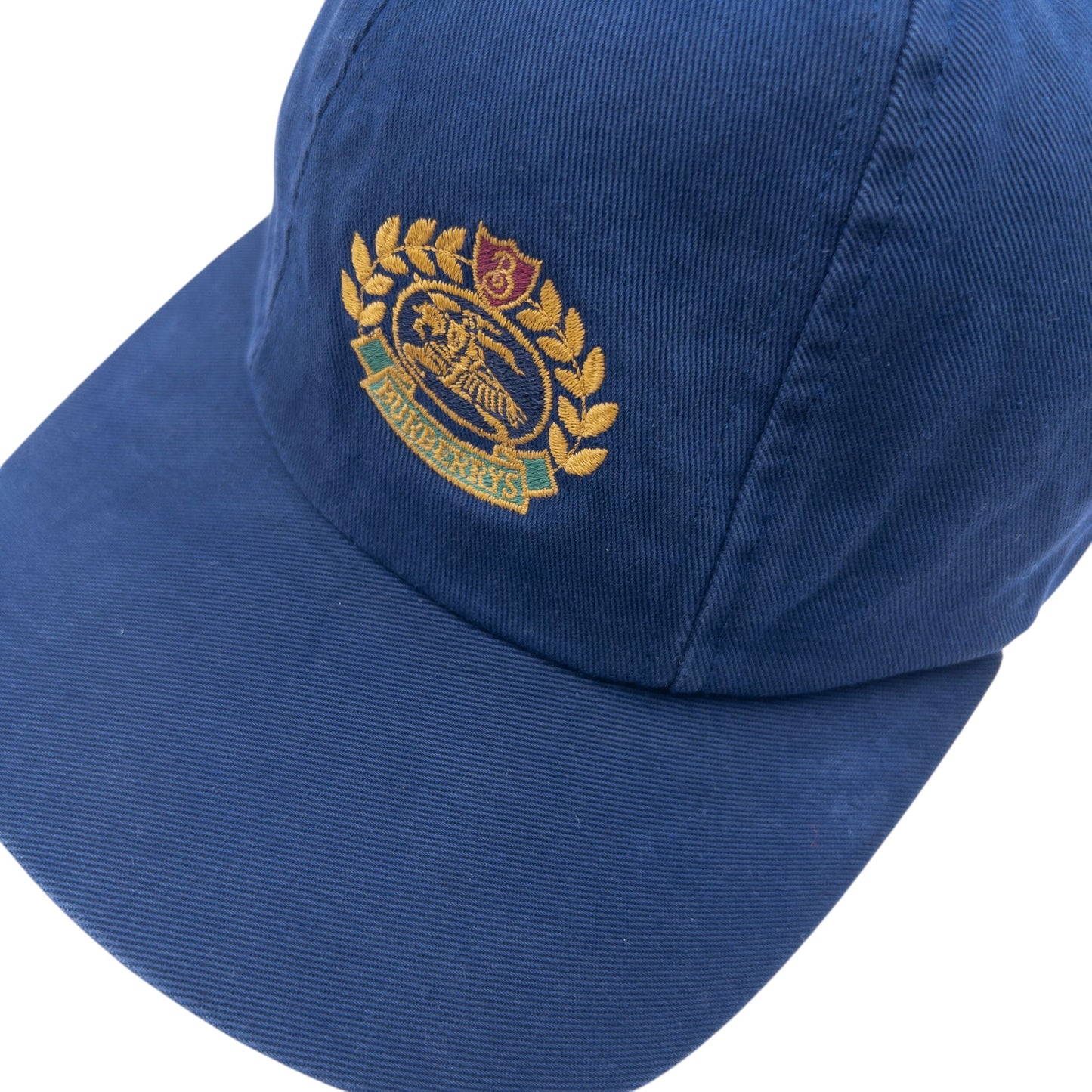 Vintage 90s Burberry Embroidered Hat | O/S, Navy