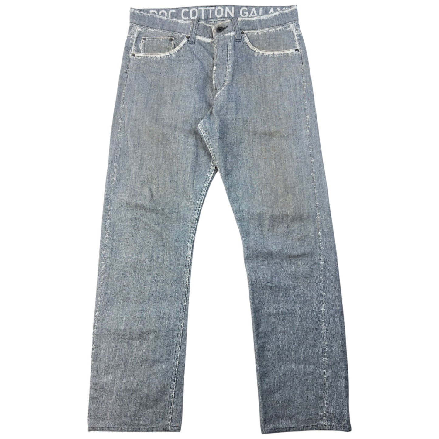 Vintage 2000s A-POC By Issey Miyake Denim Jeans Size W32 | W32, Grey
