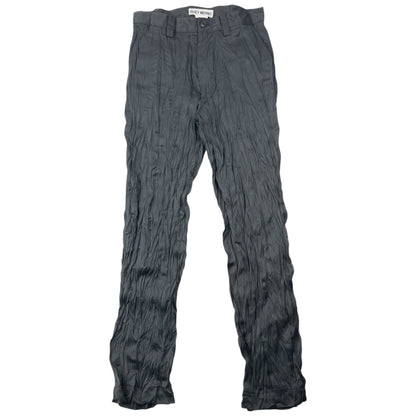 Vintage 90s Issey Miyake Crinkle Textured Trousers Size W29 | W29, Grey