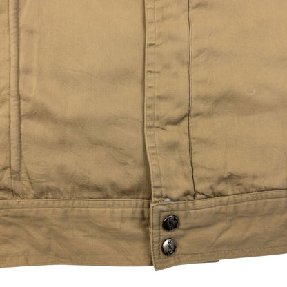 Vintage 90s YSL Yves Saint Laurent Harrington Jacket Size S | Small, Beige