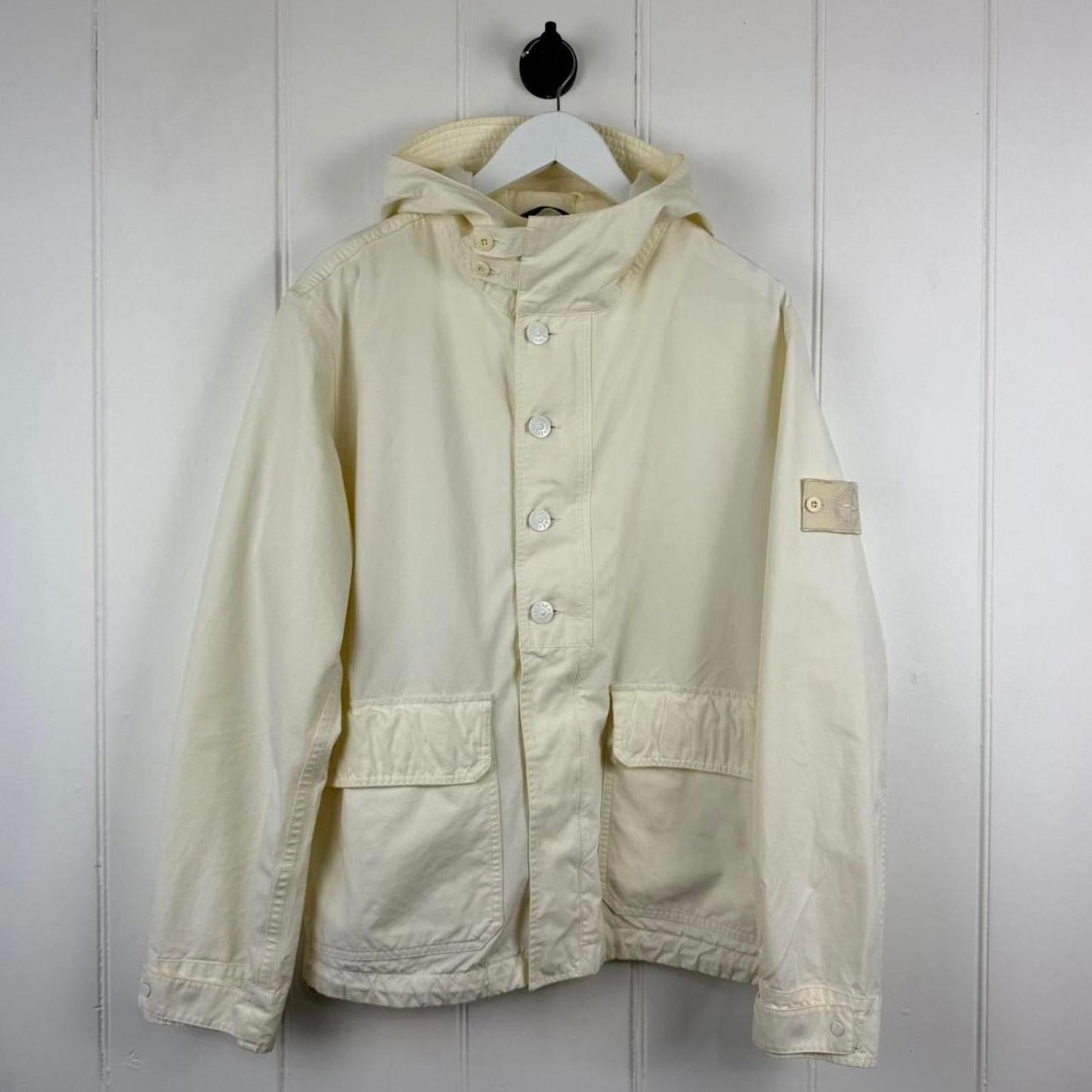 Stone Island Ventile Ghost Piece Jacket Off-White (XL) | Extra Large, Tan