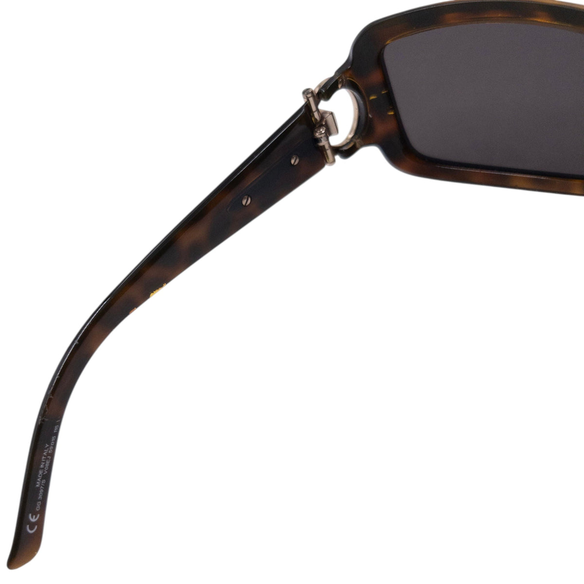 Vintage 2008 Gucci Horse Bit Tortoise Shell Sunglasses | O/S, Brown