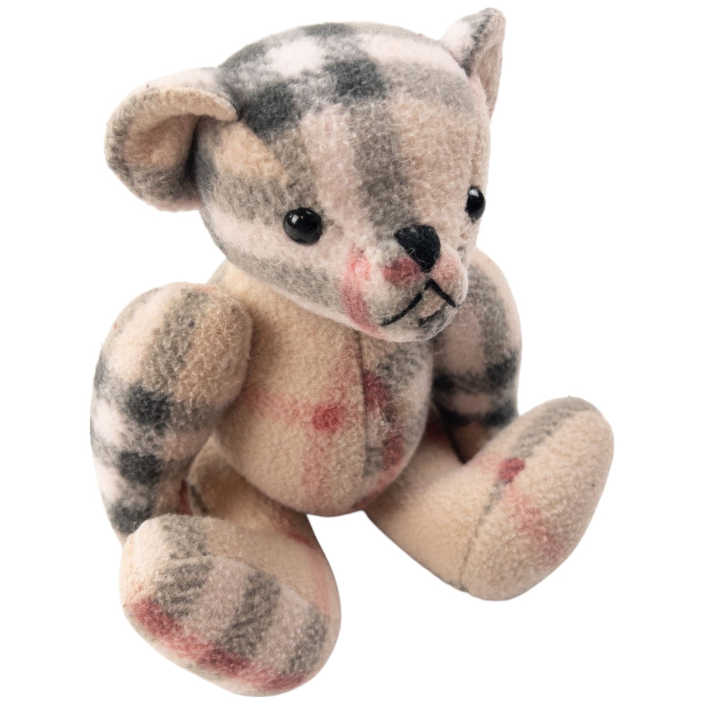 Vintage Burberry Nova Check Teddy Bear