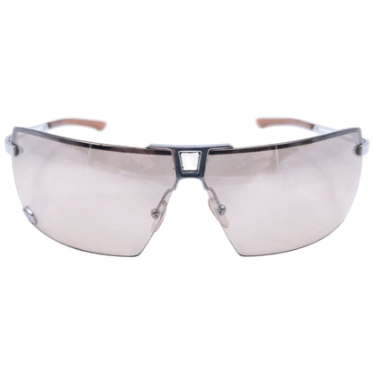 Vintage 2000s Dior By John Galliano Stunt Rimless Sunglasses | O/S, Beige