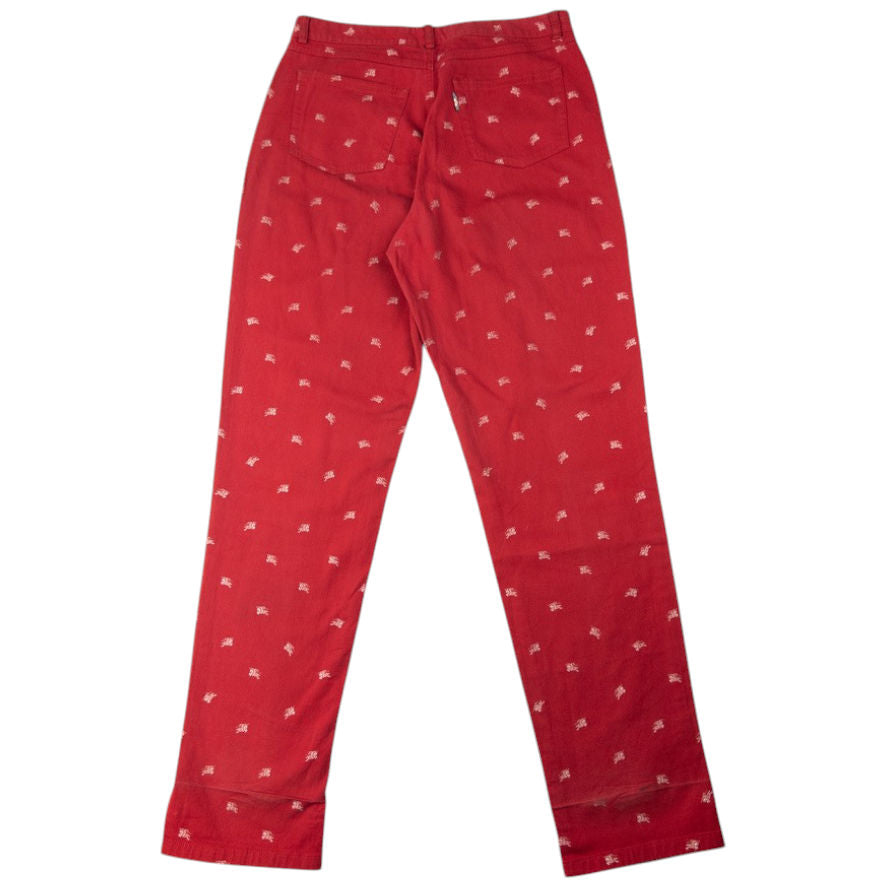 Vintage Burberry Monogram Trousers Size W31