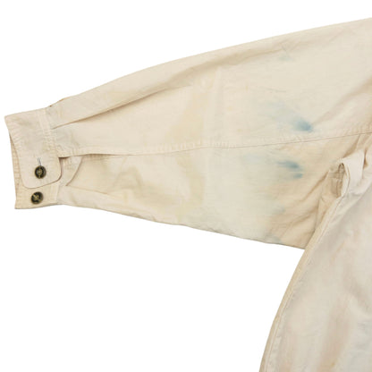 Vintage 90s Burberry Lightweight Zip Up Jacket Size S | Small, Cream