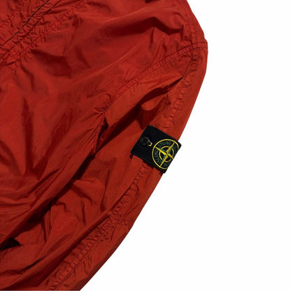 Stone Island Garment Dyed Crinkle Reps Jacket | Large, Red