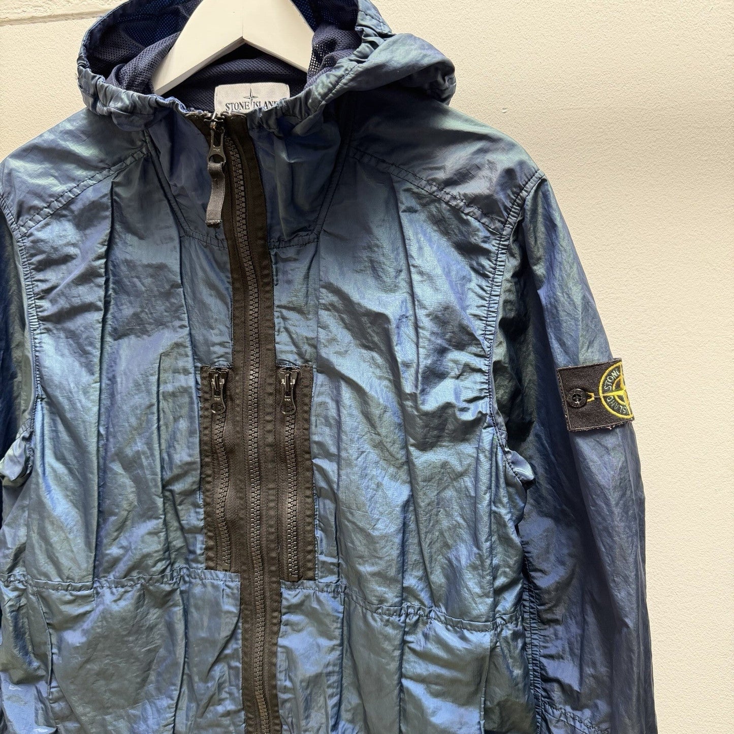 Stone Island Nylon Metal Watro Colour Weft (M) | Medium, Blue