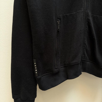 Prada Sport Zip Up Hoodie (XL) | Extra Large, Black