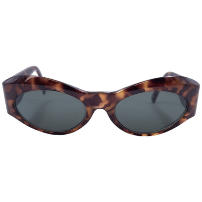 Vintage Versace Tortoise Shell Medusa Sunglasses