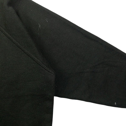 Vintage 80s YSL Yves Saint Laurent Embroidered Sweatshirt Size S | Small, Black