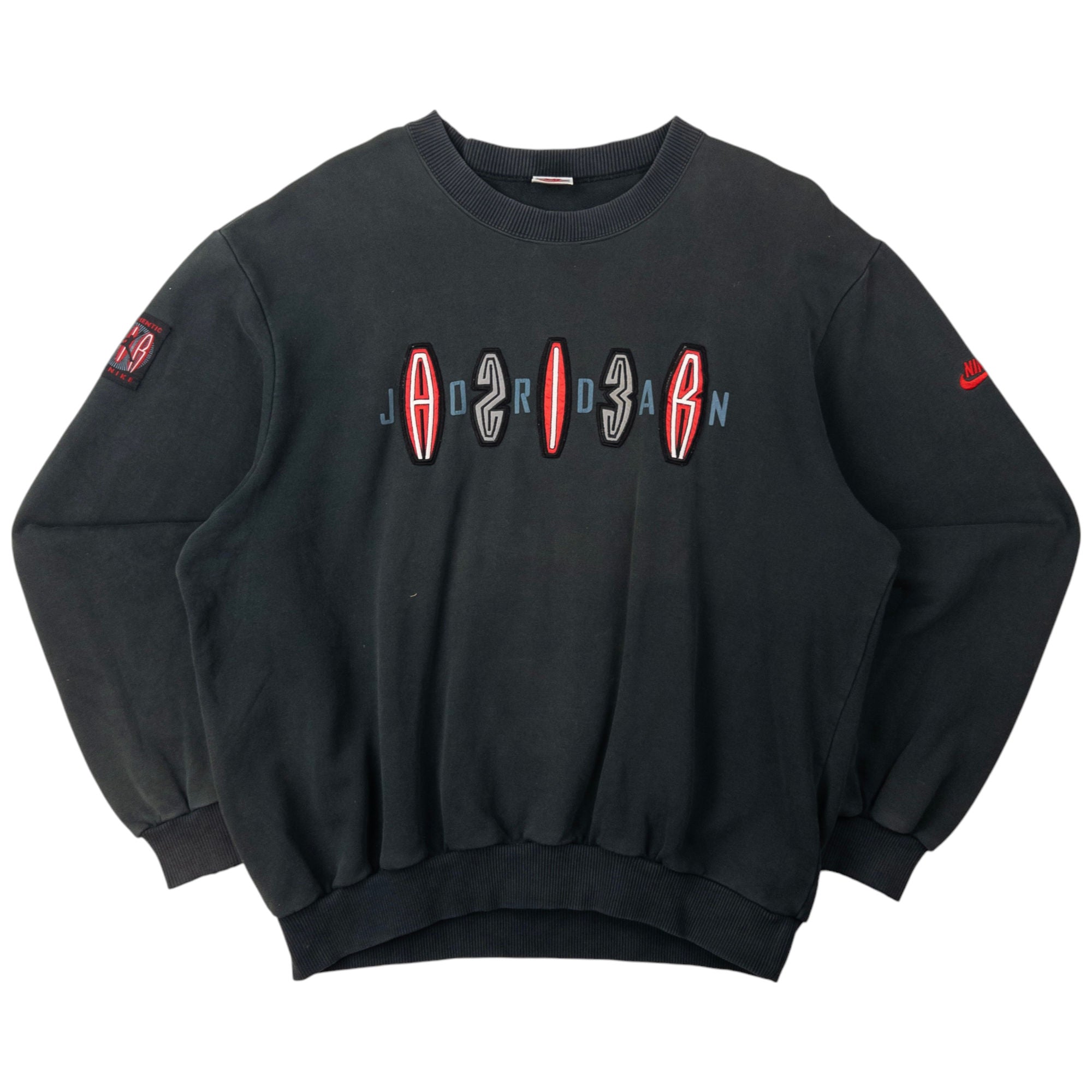 vintage nike embroidered sweatshirt
