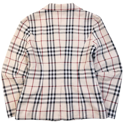 Vintage 2000s Burberry Nova Check Blazer Jacket Womens Size S | Small, Black