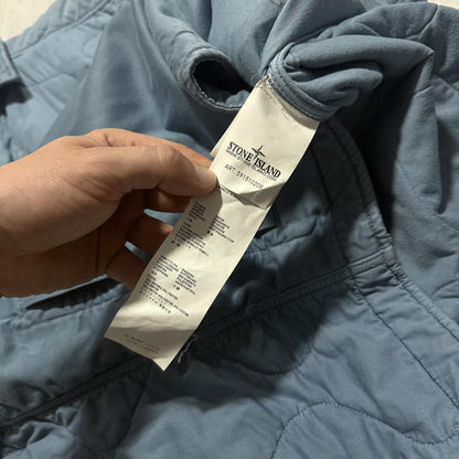 Stone Island Quilted Overshirt | XL, Blue