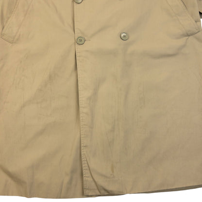 Vintage 80s YSL Yves Saint Laurent Trench Jacket Size L | Large, Beige