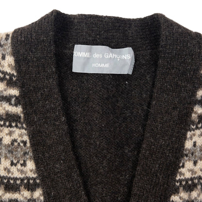 Vintage 90s Comme Des Garçons HOMME Button Up Sweater Vest Size S