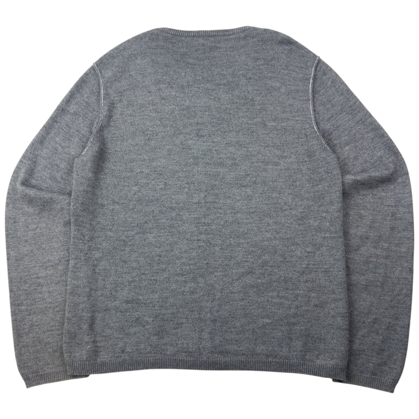 Vintage 2000s Armani Jeans Jumper Size M | Medium, Grey