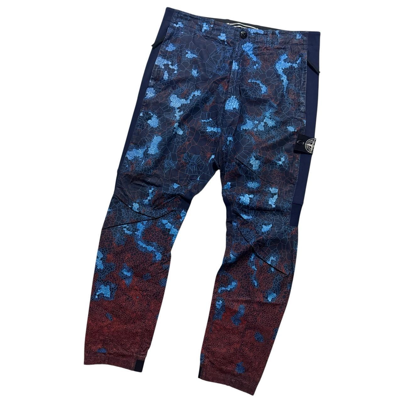 Stone Island Heat Reactive Cargo Trousers | W33, Blue