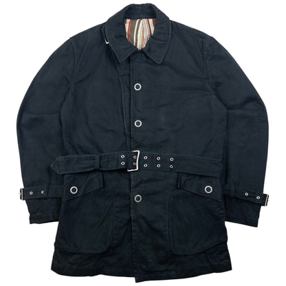 Vintage PPFM Belted Button Up Jacket Size M