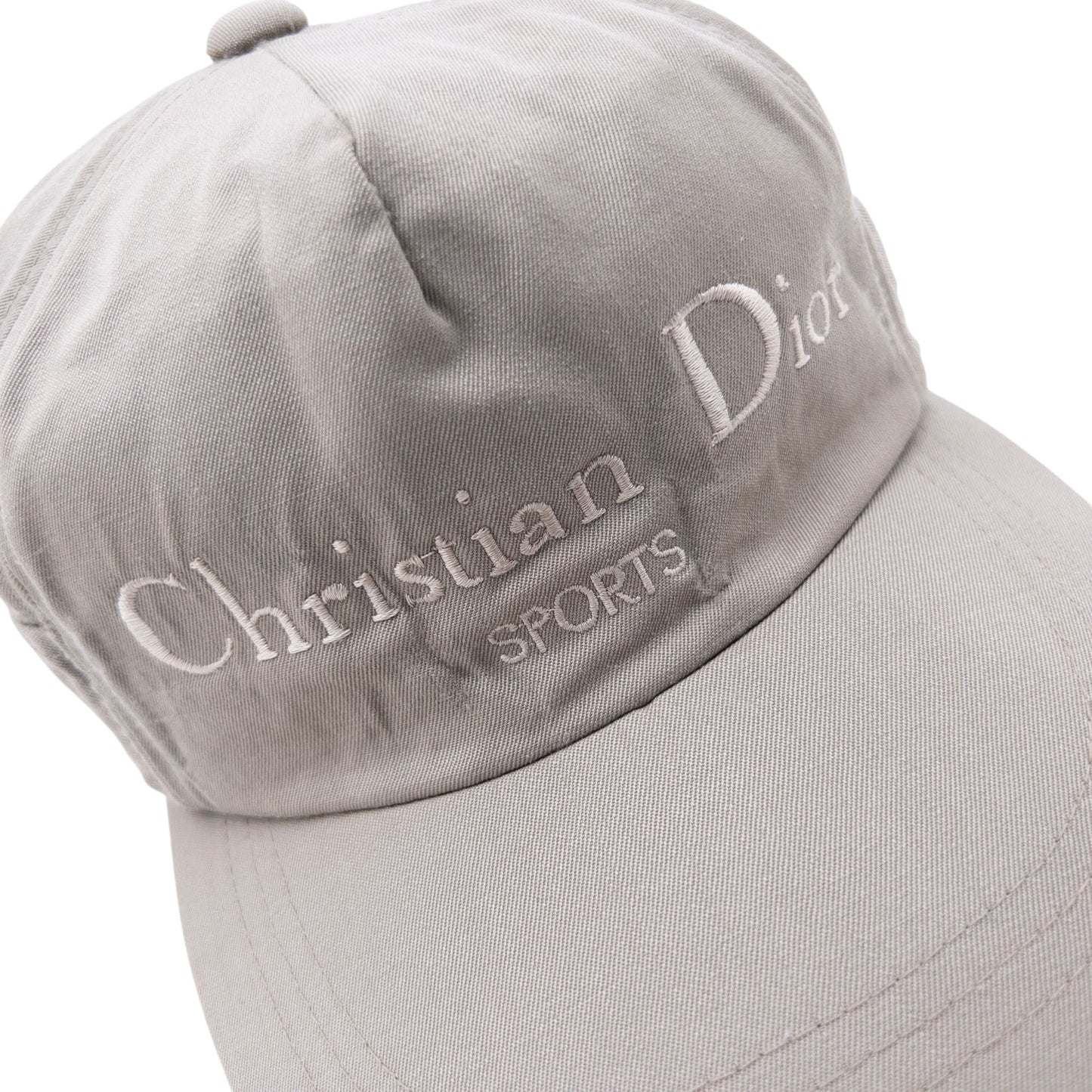 Vintage 90s Dior Sports Embroidered Hat | O/S, Beige