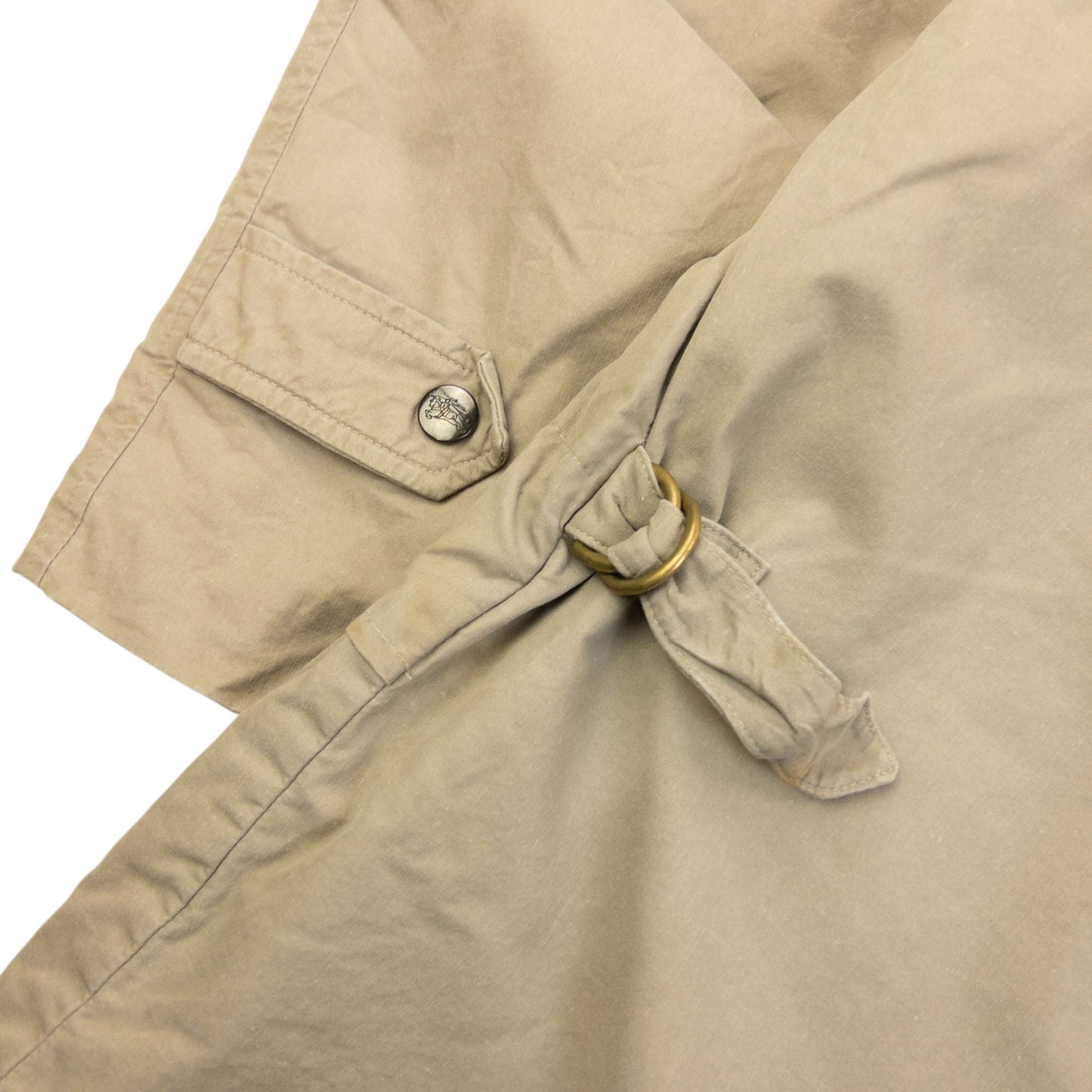 Vintage 90s Burberry Zip Up Padded Jacket Size XL | XL, Beige