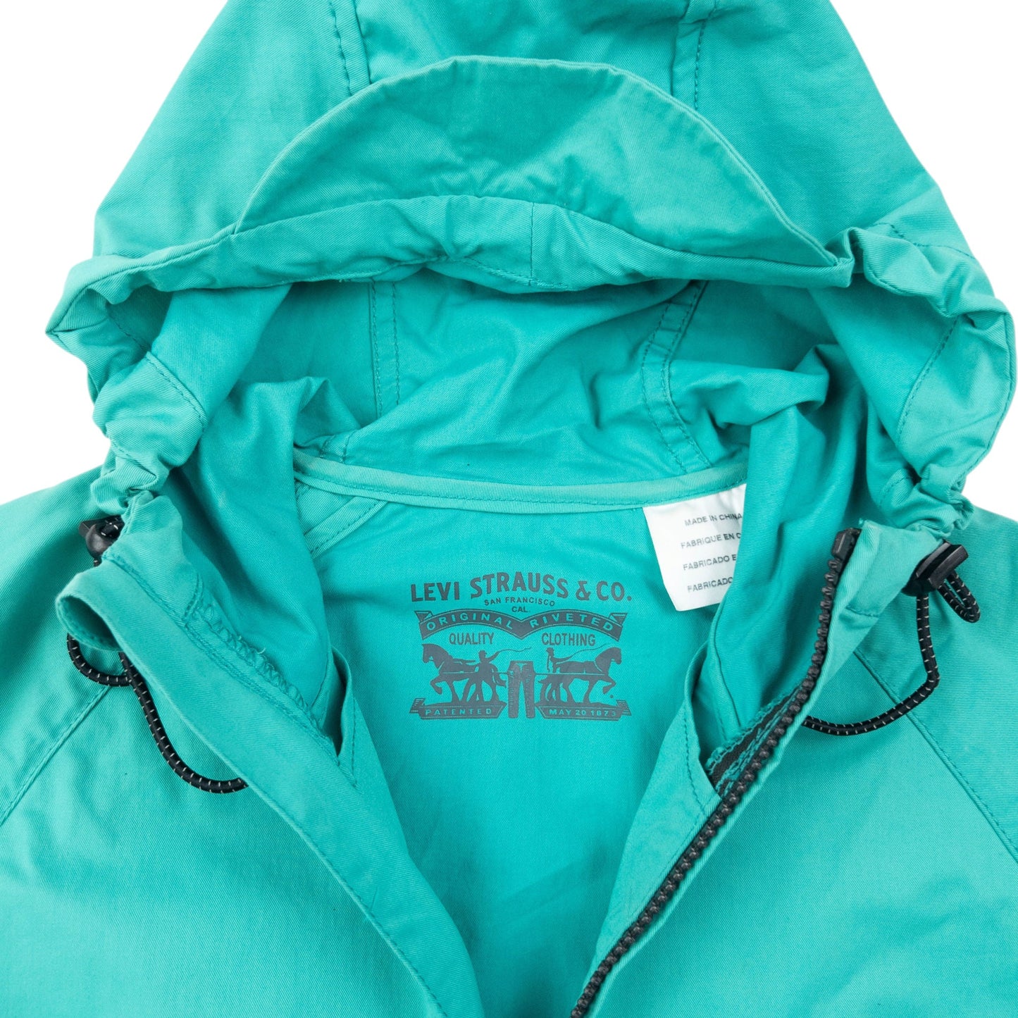 Vintage Levi's Packable Zip Up Jacket Size S | Small, Blue