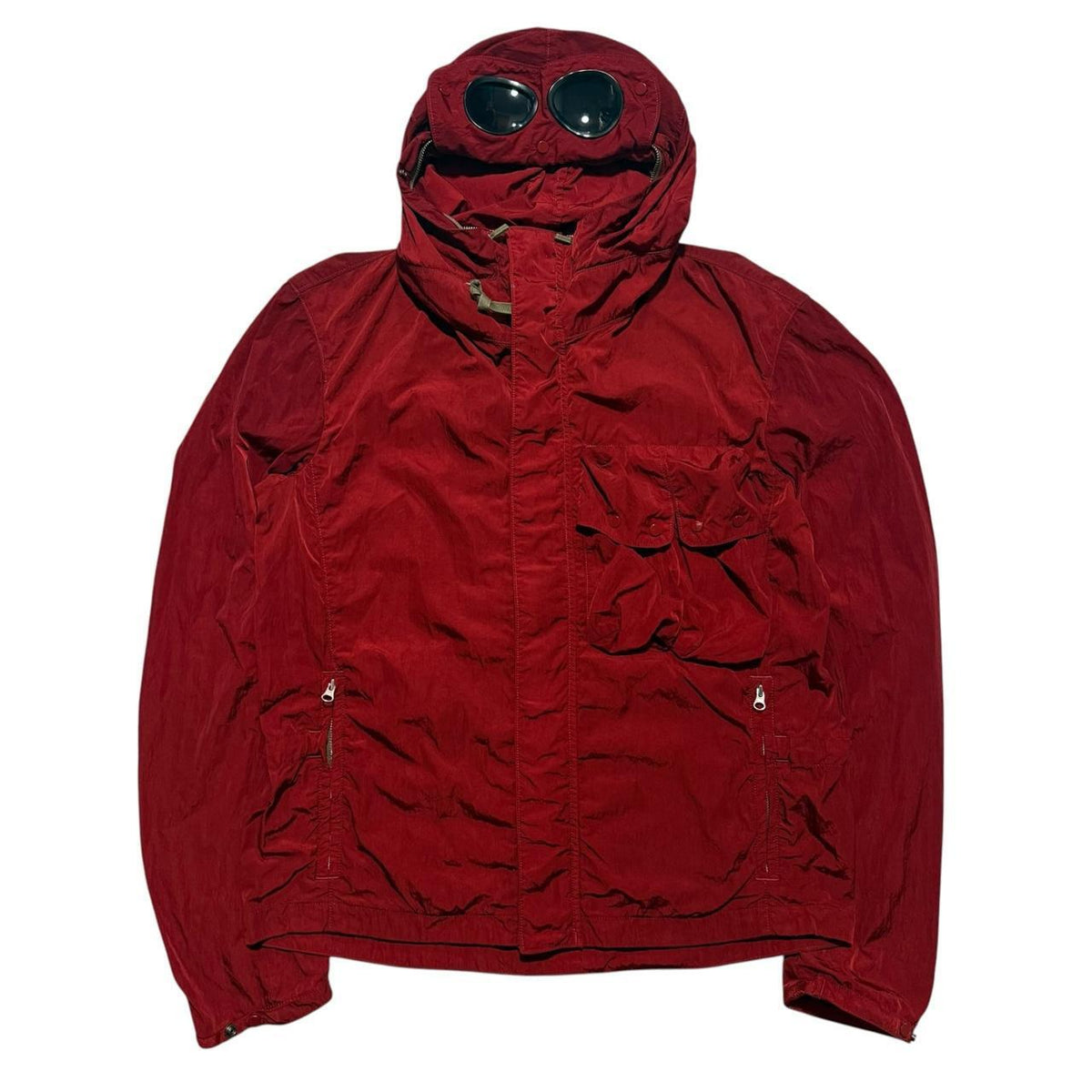 CP Company Nylon Goggle Jacket | Large, Red