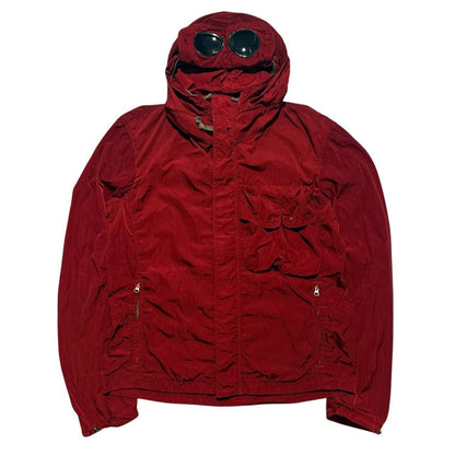CP Company Nylon Goggle Jacket | Large, Red
