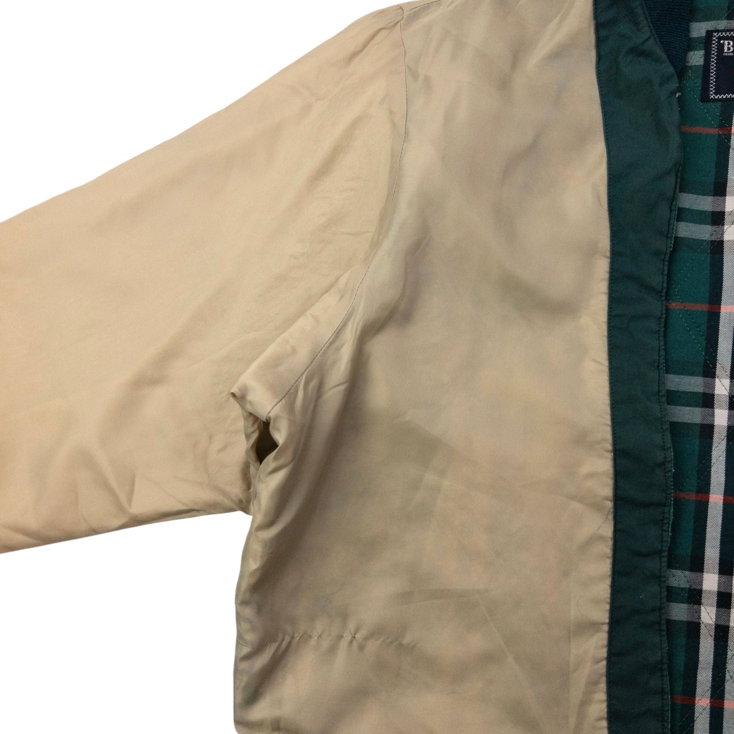 Vintage 90s Burberry Nova Check Lined Cropped Jacket Womens Size S | Small, Beige
