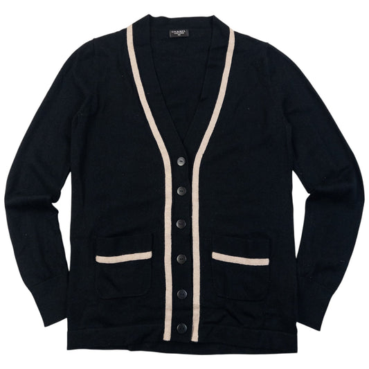 Vintage 2000s Chanel Uniform Cardigan Womens Size S | Small, Beige