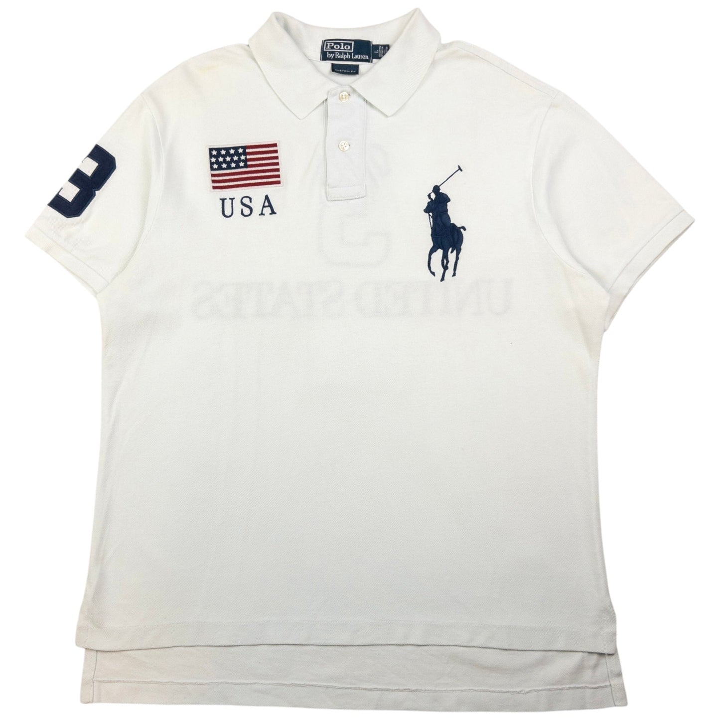 Vintage Polo Ralph Lauren USA Polo Shirt Size L