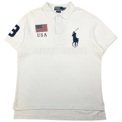 Vintage Polo Ralph Lauren USA Polo Shirt Size L